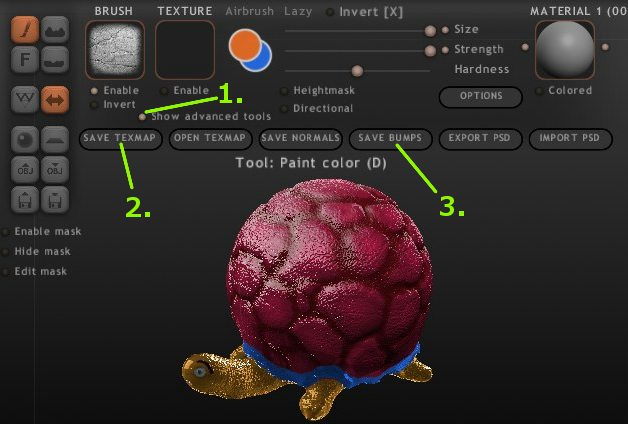 Sculptirisﾌｧｲﾙをblenderで読み込む おじさんのcg日記